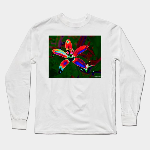 Fleur de Nuit Long Sleeve T-Shirt by BadHabitsLounge